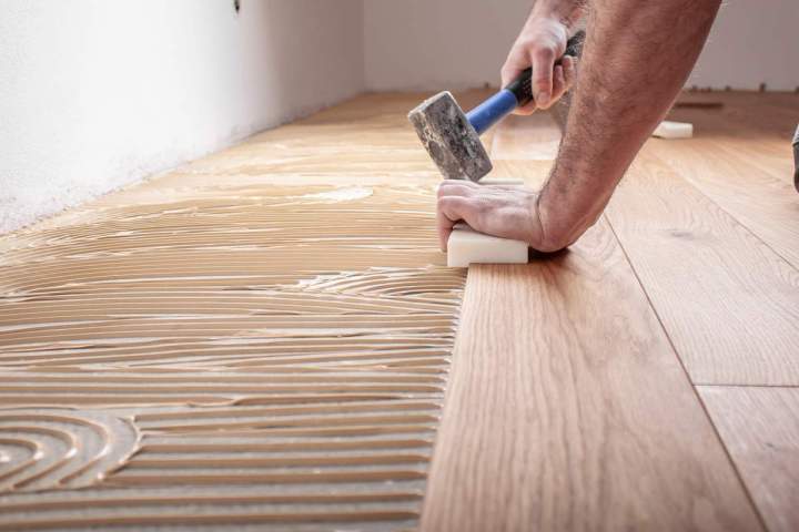 Pose de parquet, Ferney-Voltaire